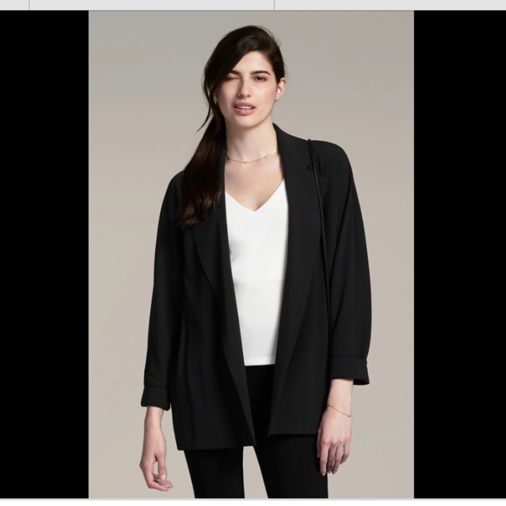 MM Lafleur Goodall jacket black open front cardi